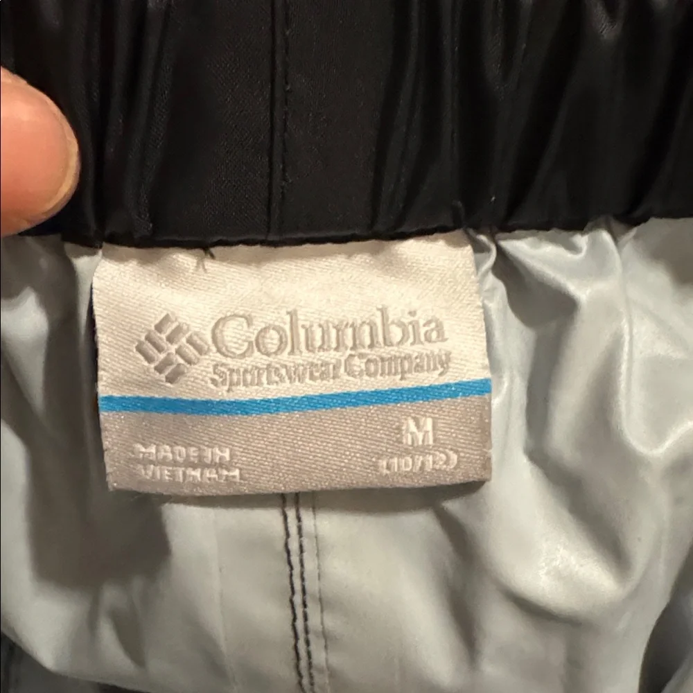 Columbia Cypress Brook Pant Black Waterproof Rain Pants Lightweight-M (10/12)